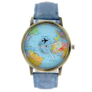 Montre shamballah pas chère boule brillante bleu et argenté