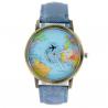 Montre shamballah pas chère boule brillante bleu et argenté