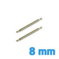 pack 2 pompes de 8 mm pas cher réparation bracelet montre