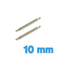 lot de 2 barres de 10 mm pas cher pour bracelet montre