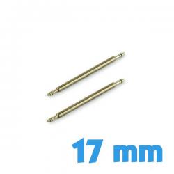 pompe de 17 mm par 2 pas chère pour bracelet montre