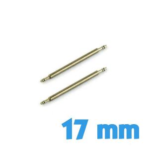 pompe de 17 mm par 2 pas chère pour bracelet montre