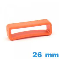 Loop de bracelet Plastique 26 mm  - Orange