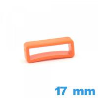 Passant bracelet Plastique Orange 17 mm 