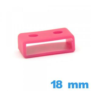 Passant bracelet  Casio 18 mm  - Rose