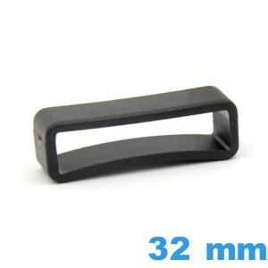 Passant pour montre Plastique 32 mm - Noir