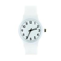 Montre simple blanc et noir