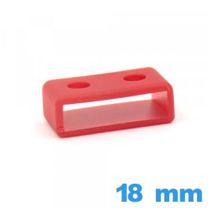 Loop pour bracelet 18 mm pour Casio Rouge 