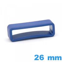 Loop pour montre Plastique Bleu 26 mm 