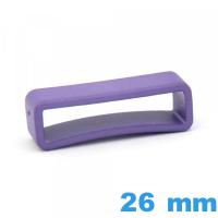 Passant montre Plastique 26 mm  - Violet