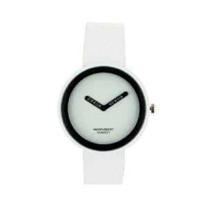 Montre simple blanche femme