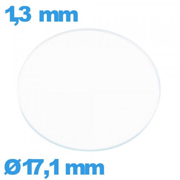 Verre De Montre Plat Diamètre 33.1 Mm Avec Joint - Marque VERLUX, Neuf Sans étiquette