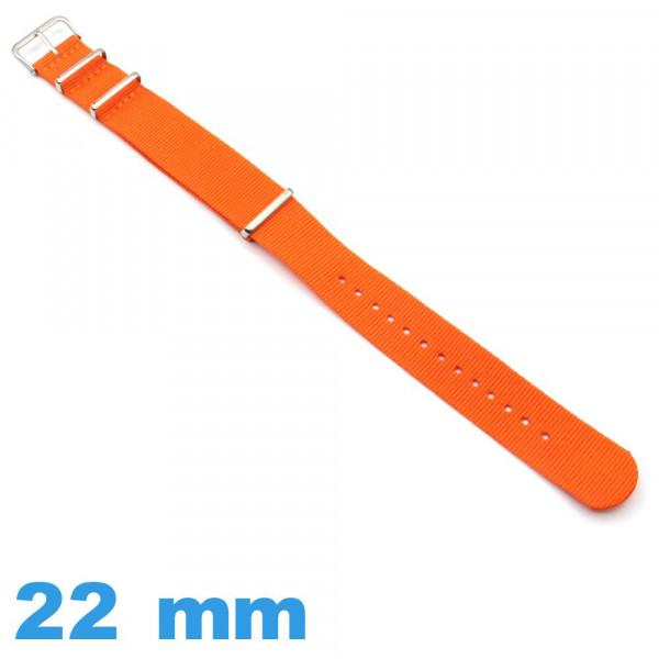 Bracelet de montre - Nylon Bleu 20mm - Charlie Paris