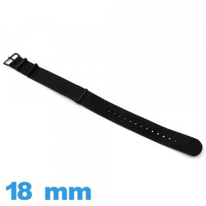 Bracelet Nylon montre 18 mm N.A.T.O