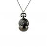 Pendentif boule noire