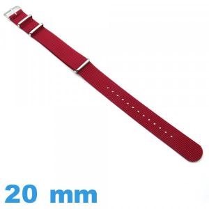Bracelet tissu de montre 20mm N.A.T.O
