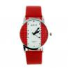 Montre femme puzzle rouge