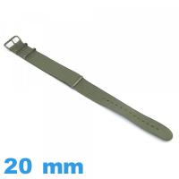 Bracelet Textile pour montre 20mm Nato