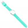 Bracelet montre pas cher silicone bleu ciel 18 mm