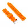 bracelet silicone orange 1,8 cm