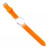 bracelet silicone orange 1,8 cm