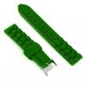 Bracelet 18 mm vert silicone montre pas cher 