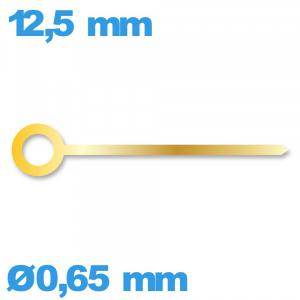 Aiguille Suisse  Ø0,65 mm  doré de mouvement de montre  marque Horotec