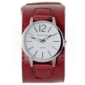 Montre bracelet de force femme Excellanc noir