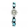 Montre Shamballa bleue turquoise