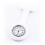 Montre infirmière pas chère blanc silicone