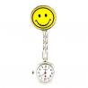 Montre infirmière smiley jaune