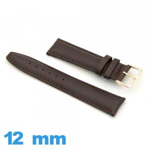 Bracelet Cuir 12mm  montre 
