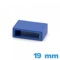 Loop bracelet Silicone Bleu 19 mm  pour Samsung / Garmin