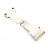 Acheter 22 mm Attache déployant Argenté Acier avec bouton ouverture