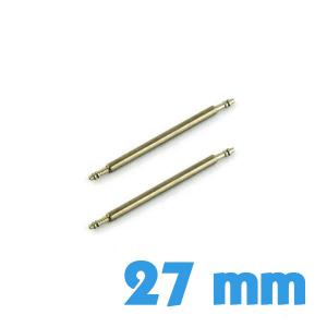 Pompes lot de 2 - 27 mm pas chère pour réparation bracelet montre