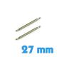 Pompes lot de 2 - 27 mm pas chère pour réparation bracelet montre