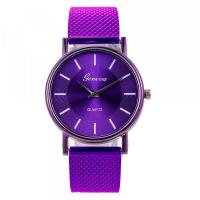 Montre pas chère femme violet bracelet silicone