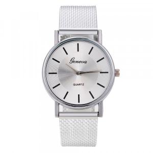 Montre pas chère femme blanche bracelet silicone