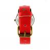 Montre moustache vintage rouge