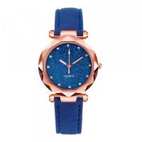 Montre femme pas chère strass bleue