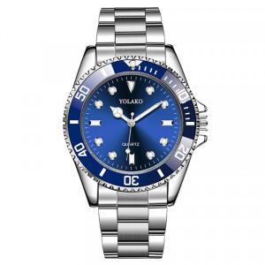 Montre de luxe cadran bleu homme