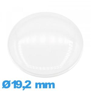 Verre bombé 19,2 mm montre Circulaire acrylique Verre bombé 19,2 mm montre Circulaire acrylique