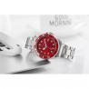 Montre de luxe cadran rouge homme