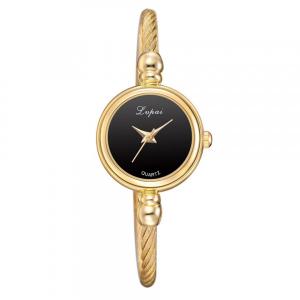 Montre pas chère bijou femme doré et noir