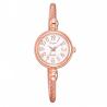 Montre femme bijou doré rose pas chère