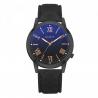 Montre homme pas chère chiffre romain bracelet noir