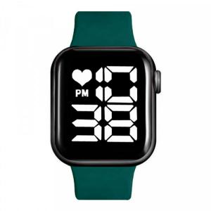 Montre LED pas chere vert Gros Chiffres