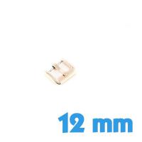 Boucle ardillon bracelet montre pas chère couleur cuivre 12 mm