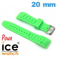 Bracelet montre pour montre Ice Watch Vert Silicone 20 mm