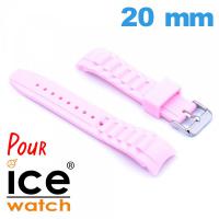 Bracelet Silicone 20 mm Rose montre Ice Watch